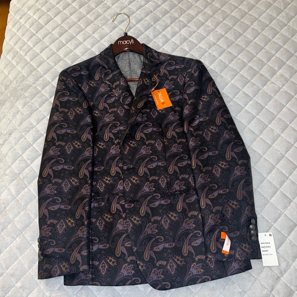 Paisley Dark Men’s Suit Jacket